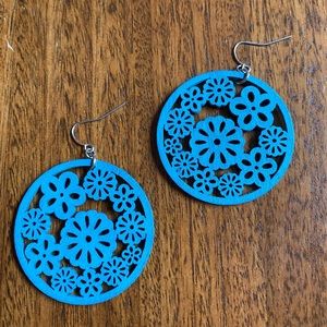 Blue earrings